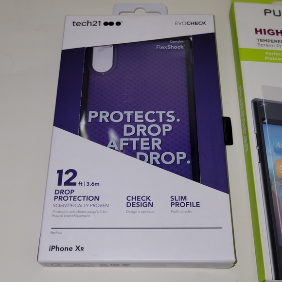 iPhoneTech21 EVOCheck Case & PureGear HD Screen Protector for iPhone XR 6.1" - Picture 3 of 4